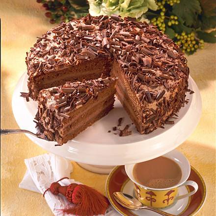 Mousse au Chocolat cake
